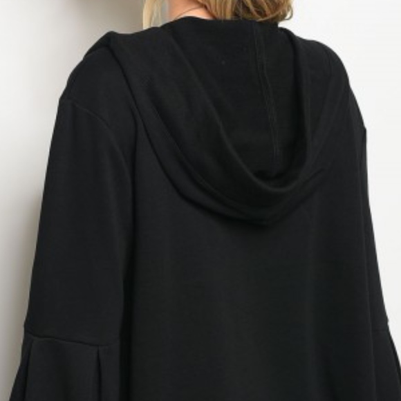 SWEATSHIRT hooded CARDIGAN JACKET - Picture 6 of 10